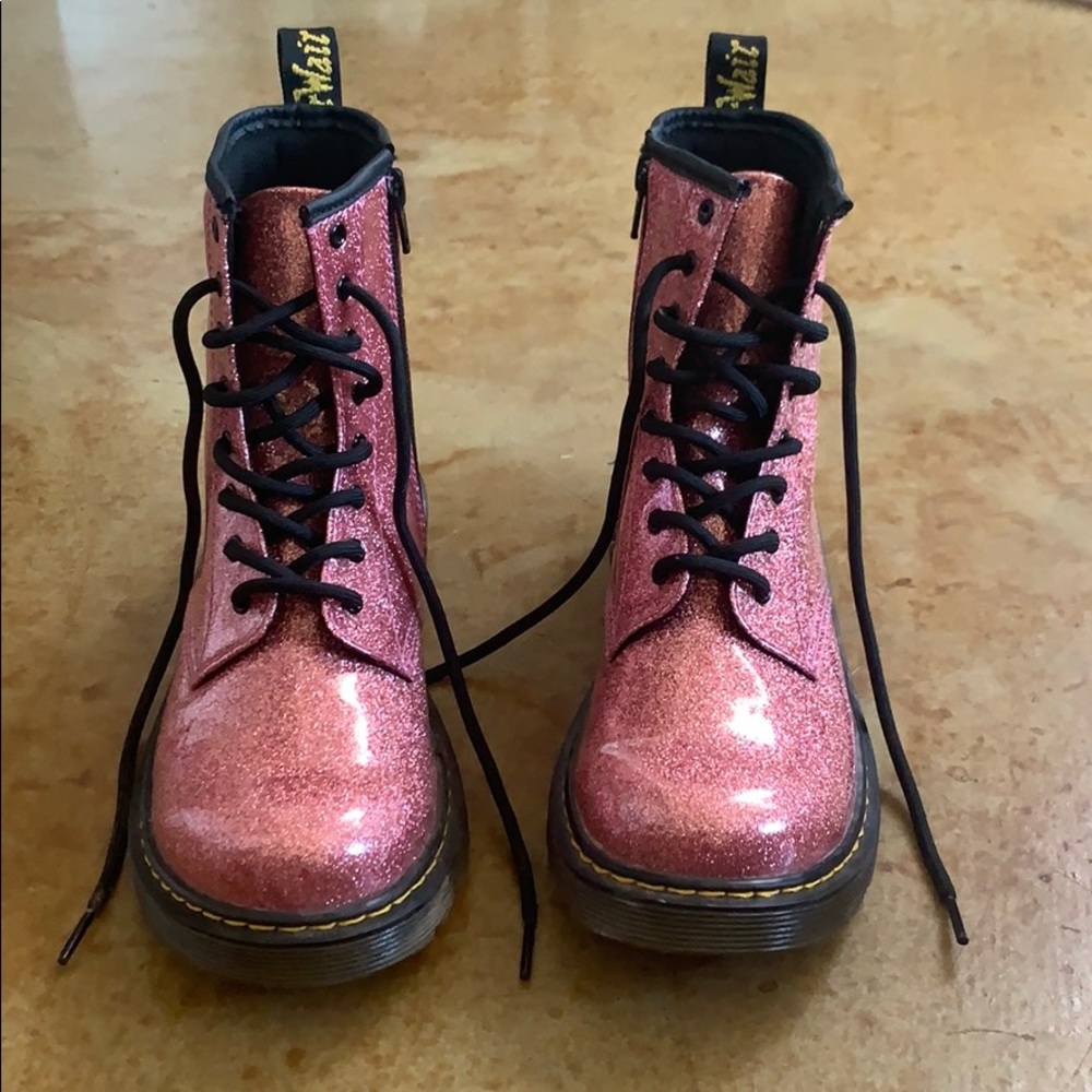 Glitter Pink Dr. Martens